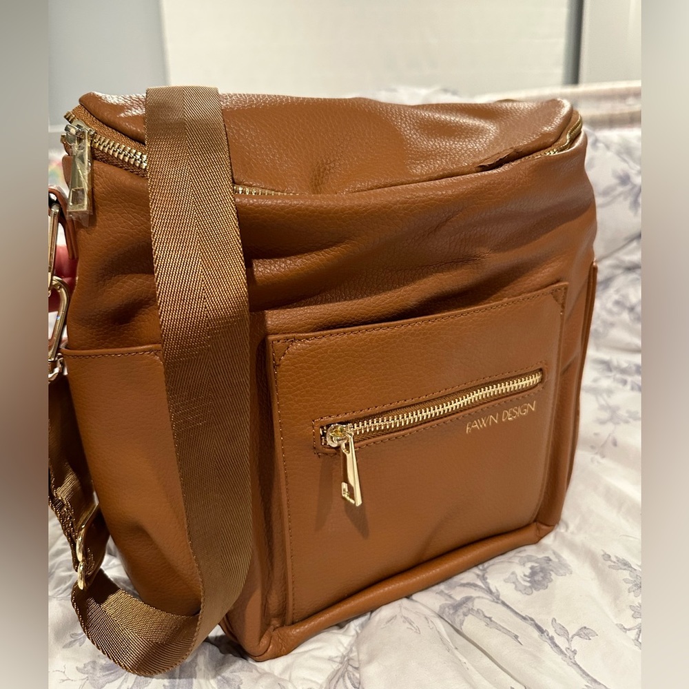 Fawn Design Mini backpack For Women - Vegan Faux Leather - 2019 Ed. - Brown